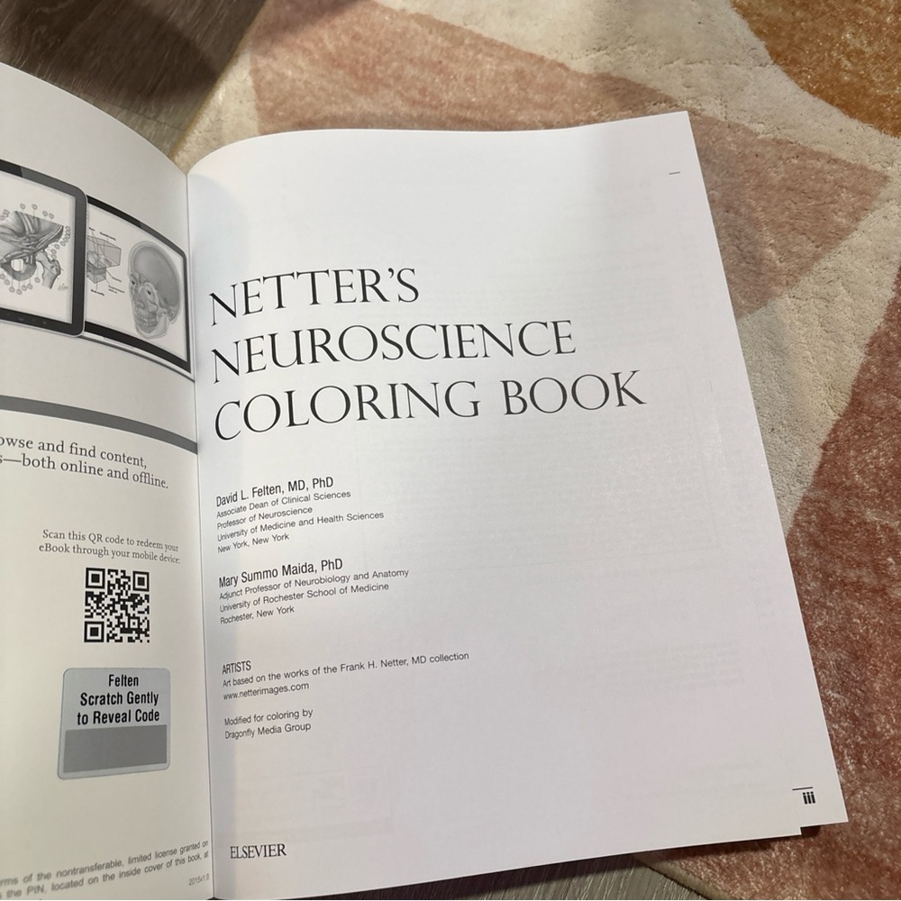 Netter’s Neuroscience Coloring Book - Picture 3 of 11
